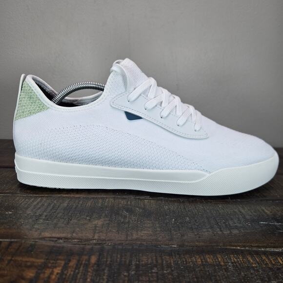 Vessi Weekend Sneaker Mens Size 12 Waterproof Shoes White Lotus Green main image 7